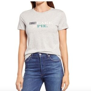 1901 Gray Eat Pie Graphic Tee